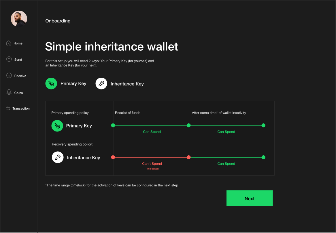 a representation of the recovery flow